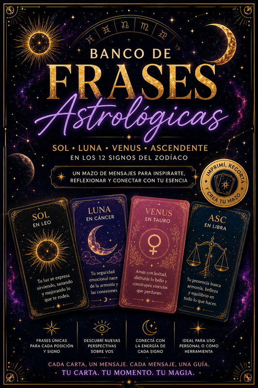 Banco de frases astrologicas ✨